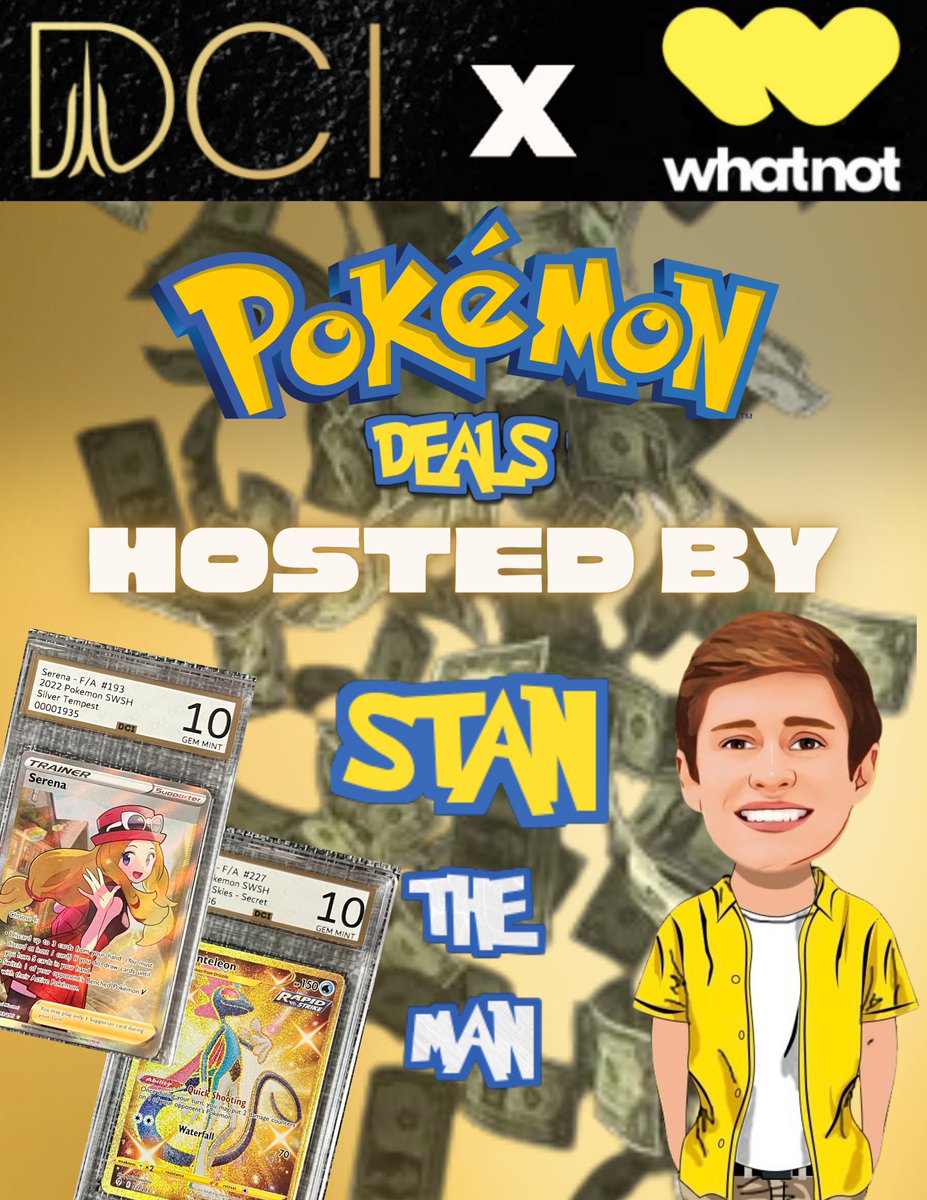 dcigrading's tweet image. 🚨 Pokémon SLAB auctions starting at $5️⃣?! 🚨
(Maybe you&apos;ll even win a free slab... 😏🤔)

You WON&apos;T want to miss this 🔥🔥🔥

🗓️ TONIGHT (2/8/24)
⏰ 7:00pm CST
📍#Whatnot ⬇️

whatnot.com/user/dcigrading