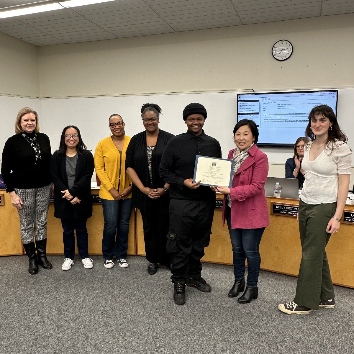 Ky'anna O'Rear has overcome adversity to become an accomplished student and beloved friend. She will receive the #EveryStudentSucceeding award from <a href="/TheSJCOE/">The SJCOE</a> tomorrow, and was recognized for this achievement by the LUSD Board of Trustees. We are so proud of you, Ky'anna!