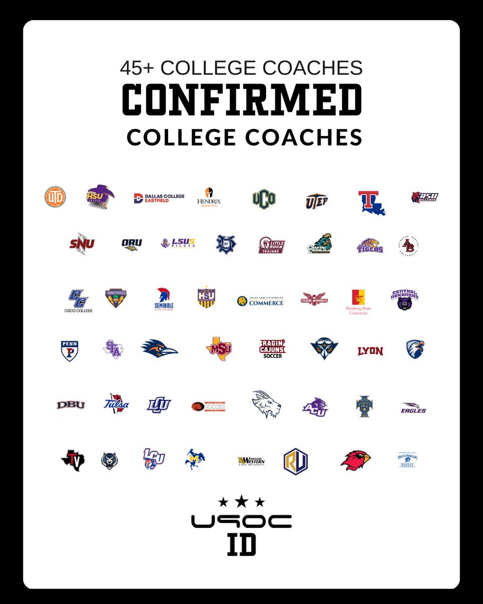 TexasStateCup's tweet photo. 🚀 Breaking News: 45+ College Coaches Locked In for U90C ID College Combine! ⚽🌟

Check out the complete list of committed colleges⤵️

https://t.co/FeQy1OST3l

Don't miss out on your chance to showcase your talents. Register now!

#U90CCombine #SoccerShowcase #NextLevelJourney https://t.co/XP8bnO8SLA