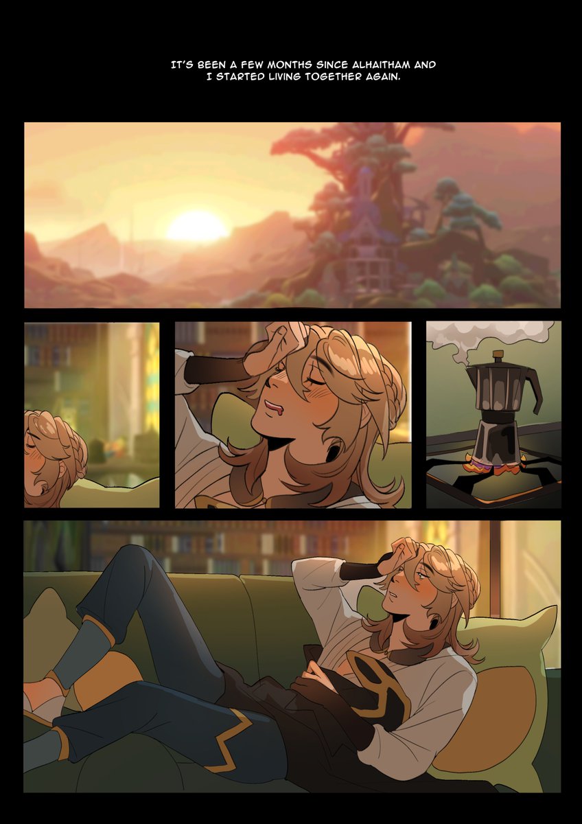 #haikaveh hanahaki au, morning routine (1/2) 