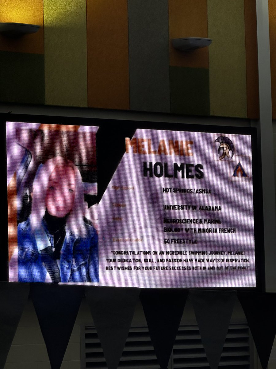 Hot Springs Swim (@hstrojanswim) on Twitter photo ***Results 5A South Conference***
Melanie Holmes (ASMSA SR.):
2nd Overall Women’s 100 free 🥈^
>All-Conference
4th Overall Women’s 100 breaststroke^
^personal record
<a href="/CoachMoneagle/">Kenny Moneagle</a> <a href="/HotSpringsAD/">Rodney Echols</a>
#dominaTe #TrojansSwim ***Results 5A South Conference***
Melanie Holmes (ASMSA SR.):
2nd Overall Women’s 100 free 🥈^
>All-Conference
4th Overall Women’s 100 breaststroke^
^personal record
<a href="/CoachMoneagle/">Kenny Moneagle</a> <a href="/HotSpringsAD/">Rodney Echols</a>
#dominaTe #TrojansSwim