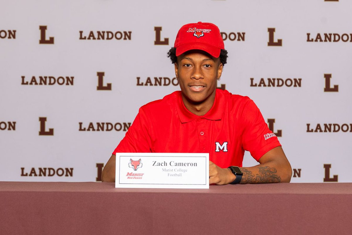 Zach Cameron (@zachcameron12) on Twitter photo Itโs official! Go red foxes <a href="/CoachMcGuire_/">Adam McGuire</a> <a href="/Marist_Fball/">Marist Football</a> <a href="/CoachMWillis/">Mike Willis</a> <a href="/dcam2607/">Delaunta Cameron</a> <a href="/LandonVFootball/">Landon Varsity Football</a> Itโs official! Go red foxes <a href="/CoachMcGuire_/">Adam McGuire</a> <a href="/Marist_Fball/">Marist Football</a> <a href="/CoachMWillis/">Mike Willis</a> <a href="/dcam2607/">Delaunta Cameron</a> <a href="/LandonVFootball/">Landon Varsity Football</a>