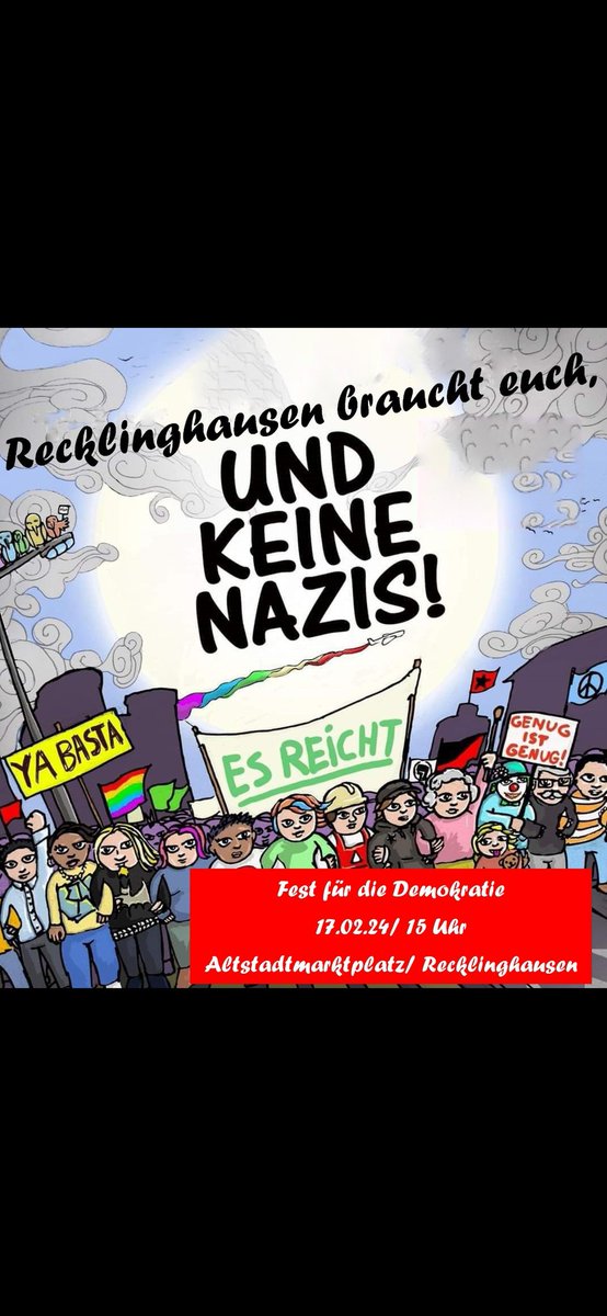 jadoch1987's tweet photo. @KeinBockAufNazi Recklinghausen am 17.02. https://t.co/a5D0gkTqB6