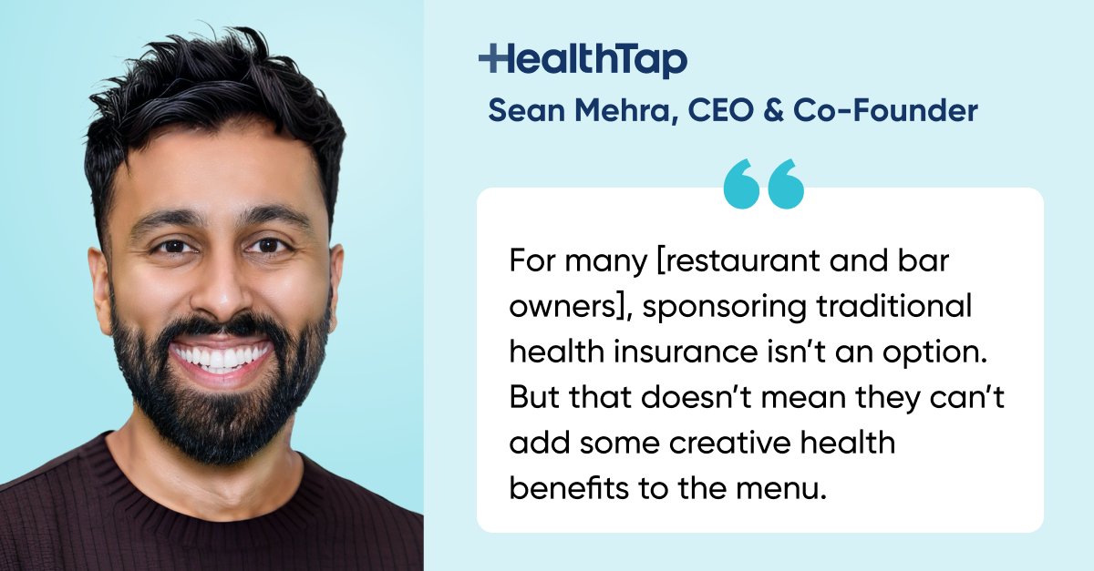 HealthTap (@healthtap) on Twitter photo Businesses in the service industry often struggle to provide healthcare for employees.
Virtual primary care like HealthTap allows employees to see doctors from their homes at a fraction of the cost of in-office visits, <a href="/seanmehra/">Sean K. Mehra</a> writes in the <a href="/SunSentinel/">South Florida Sun Sentinel</a>: Businesses in the service industry often struggle to provide healthcare for employees.
Virtual primary care like HealthTap allows employees to see doctors from their homes at a fraction of the cost of in-office visits, <a href="/seanmehra/">Sean K. Mehra</a> writes in the <a href="/SunSentinel/">South Florida Sun Sentinel</a>: