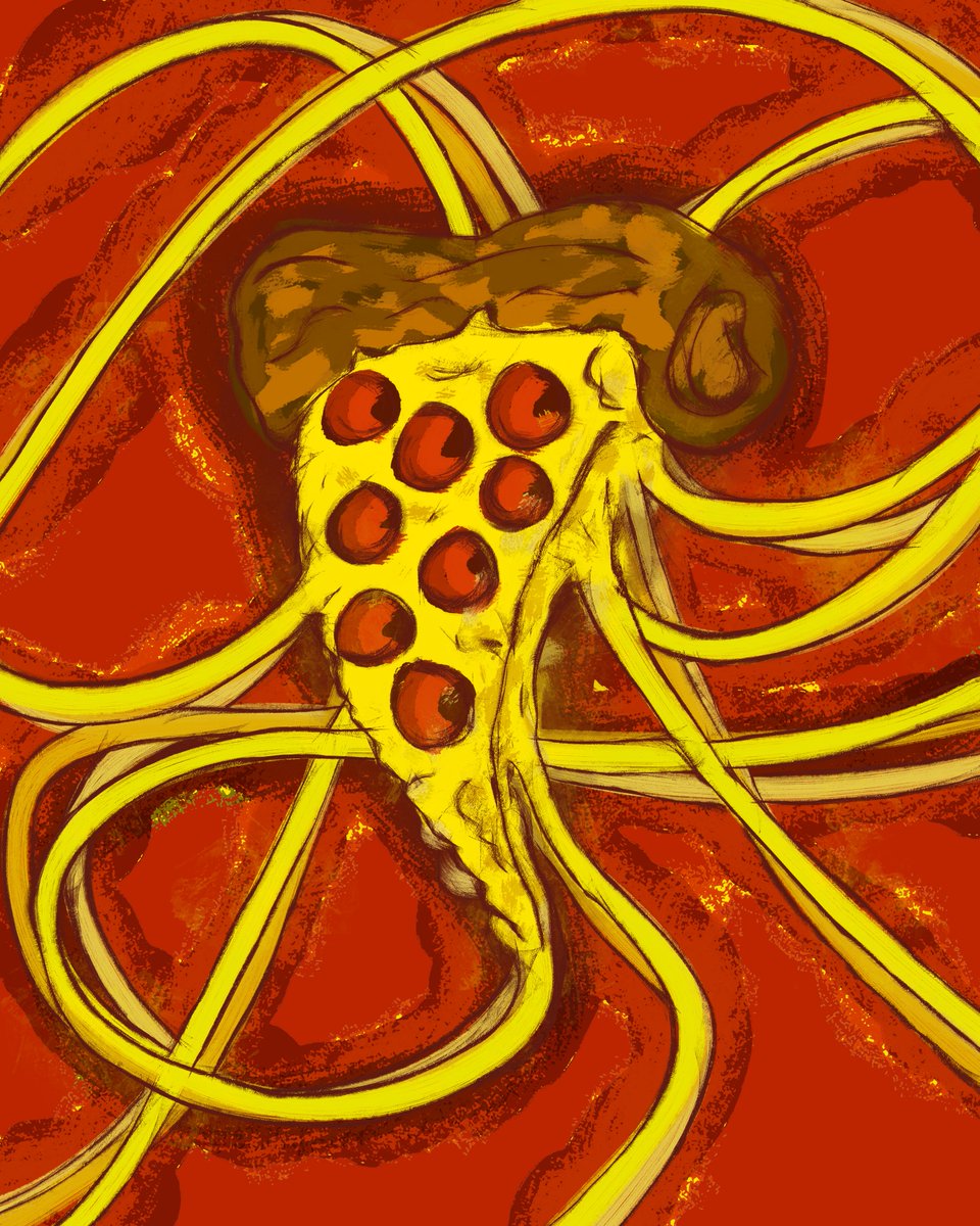 joyandfuryart's tweet image. Pizza-tastic! 

#halifax #pizza #PizzaArt #JoyandFuryArt