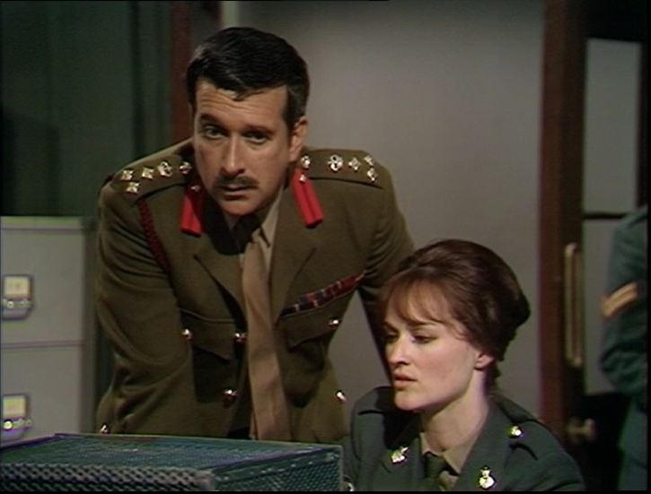 DWUDatabase's tweet photo. It feels like we are getting some world building here, the situation has deteriorated since #MindofEvil and we are on the verge of WW3. There is a little dialogue about China vs Russia and S America but it isn't clear who is going to war with who or why #DoctorWho #DayoftheDaleks https://t.co/AHN3K2OfOn