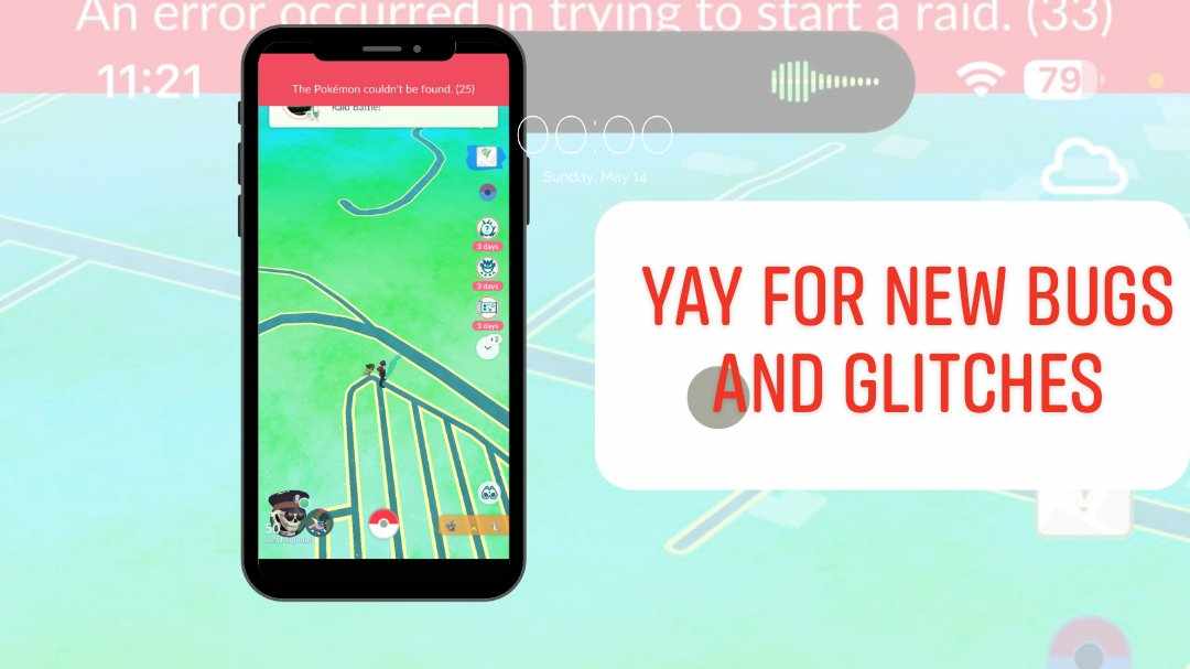 Love the new update <a href="/NianticLabs/">Niantic</a>  so many cute bugs and glitches. Can they be shiny?