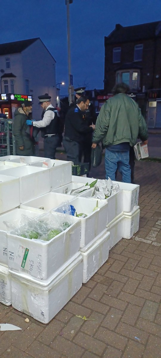 Officers from Ilford Town ward have attended Balfour House on the high road and have seen two males in fire exit entrance, who did not reside there and were searched under s23 Misuse of drugs act and removed from the area.