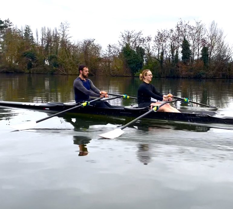 Amazing 2 week training in France with @britishrowing preparing for Paralympic trails next week Even the greatest was once a beginner. Don’t be afraid to take that first step. • • #youcandoit #firstset #newsport #newbeginnings #row #para