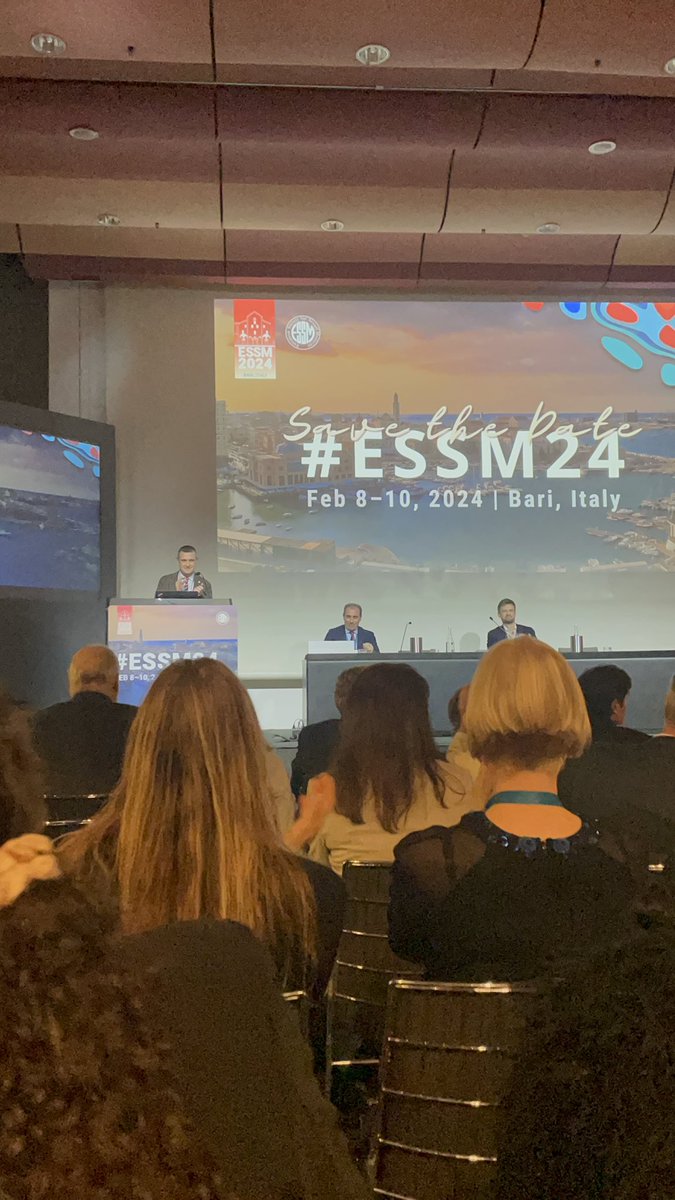 What a great start of #ESSM24 🤩

A very rich program with lots of incredible experts across all fields of sexual medicine 🫂

Can’t wait for tomorrow incredible sessions and for sharing my work from Amsterdam UMC 📊

#sexualmedicine #Bari