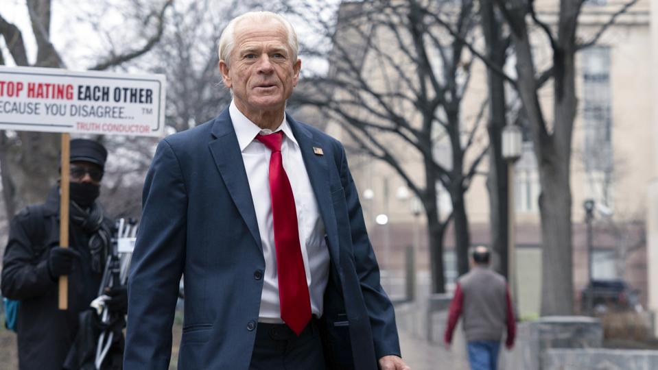 Ex-Trump Aide Peter Navarro Must Report To Prison For Contempt Of Congress, Judge Rules
go.forbes.com/c/nNCH