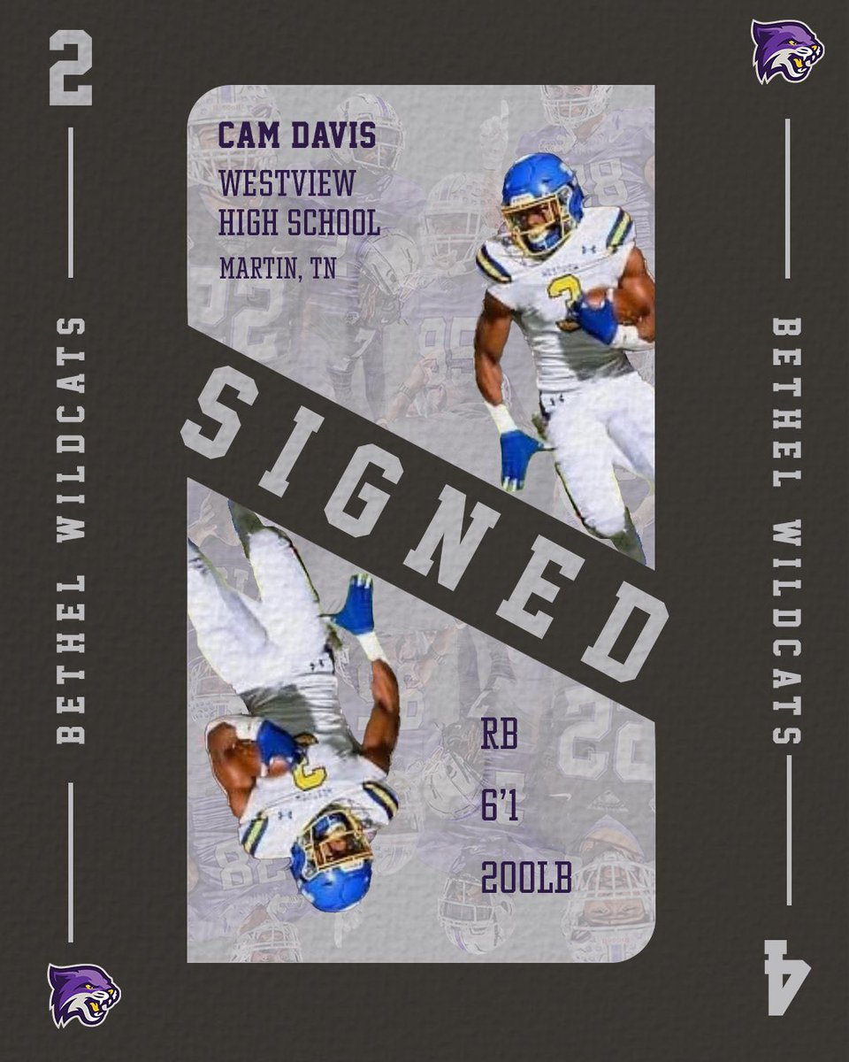 Welcome to the Wildcats! 🔐- Cam Davis ( @Cam3davis ) 🏦- Westview High School 📍- Martin, TN 📷- Running Back #OneHeartbeat| #ChasingGreatness| #NSD24