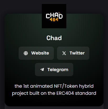 Chad_ERC404's tweet photo. This is how we utilized the funds from our pre-sale. 

$CHAD token profile on dexscreener is updated! 💪 https://t.co/RvDe5jMJ07