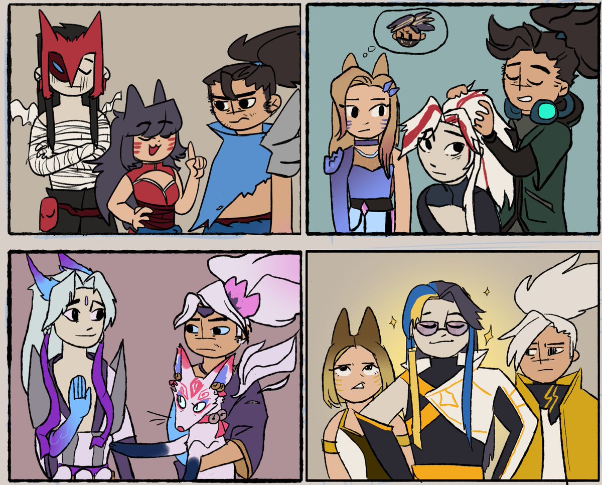 primordial_crab's tweet photo. they are friends in every universe

#LeagueOfLegends #ahri #yasuo #yone #kda #heartsteel #truedamage #LeagueOfLegendsArt https://t.co/dqScWlifNo