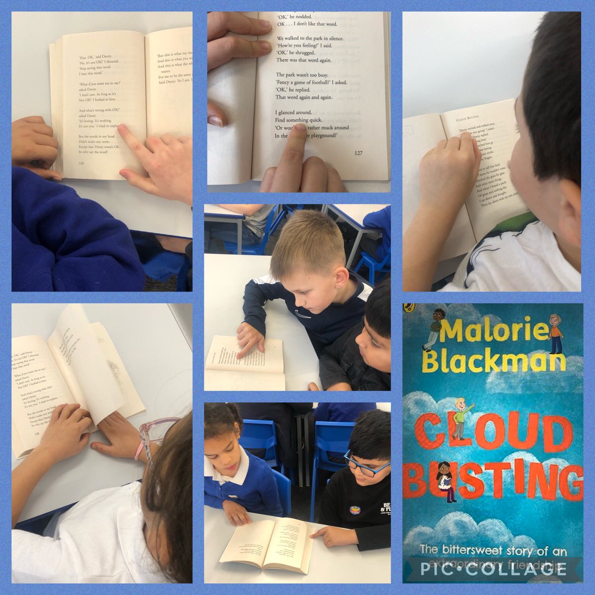 #LFP3MC are reading the book “Cloud Busting” by Malorie Blackman. The children can’t wait to read the next chapter to find out how the story will end! 📚👍 @Lea_Forest_HT @LFP_MCollis @LFP_Dep @LFP_DHT_MrW @lea_forest_curr @lea_forest_aet