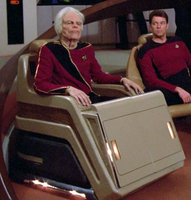 GaryGorn's tweet photo. On February 8, 1988 #TNG: "Too Short A Season" airs. for the first time🚀

An elderly #Starfleet admiral hides a deadly secret as he leads the #Enterprise-D in a hostage rescue mission.

#StarTrek #TooShortASeason #StarTrekTNG #NCC1701D #Trekkie https://t.co/rI7qurQ5wQ