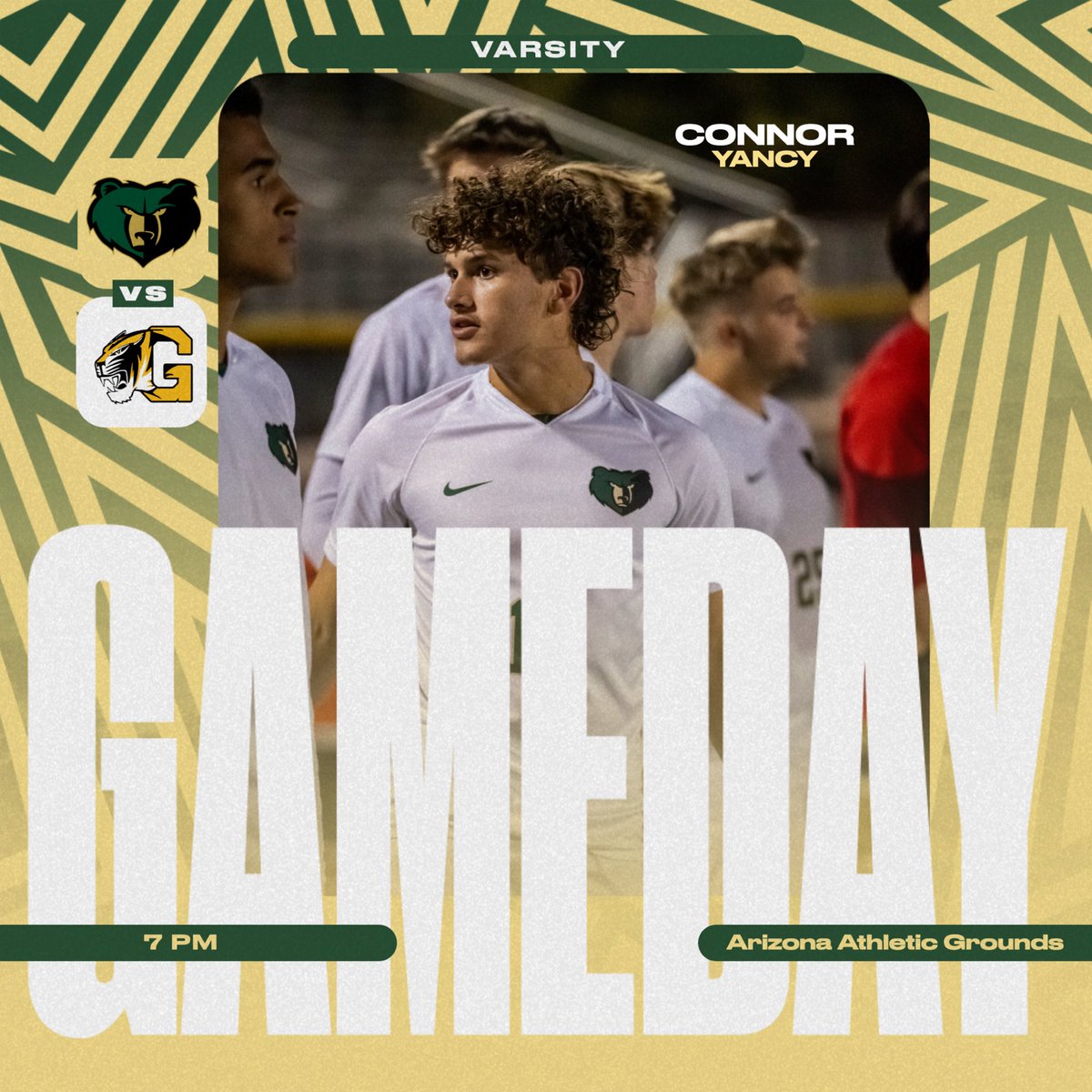 Varsity will be in a Play-In Game vs Gilbert tonight at Arizona Athletic Grounds (formerly Legacy) for the postseason!

#GoBears #BashaBoysSoccer #BuildingBasha