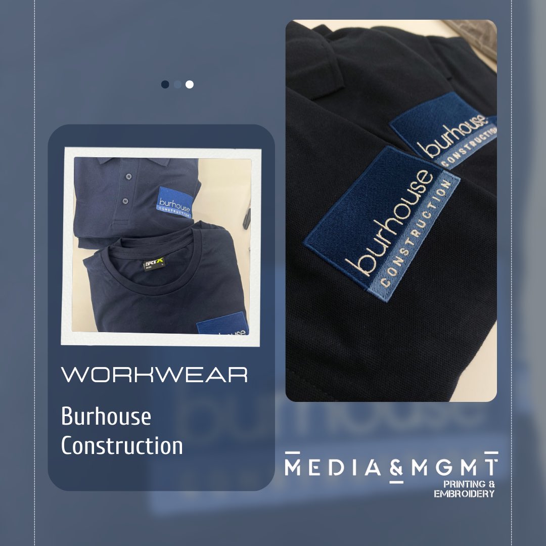 Workwear catered to your business needs. 

Your logo, your colours 🙌🏽

#workwear #burhouseconstruction #constructionwithaconscience 
#mediamgmtprintingandembroidery #doncasterisgreat #uniform #customprints #doncasterbusiness #logoprinting #printingsolutions #personaliseddesigns