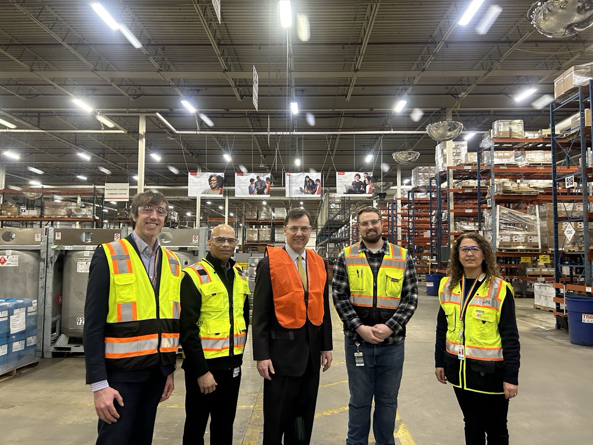 CongressmanKean's tweet photo. Today I toured the Laboratory Chemicals Manufacturing and Distribution Center at @thermofisher in Bridgewater.

The Thermo Fisher Scientific Company shares a passion to support and serve the scientific community in New Jersey and nationwide. Thank you for having me! https://t.co/w9bPNMaxze