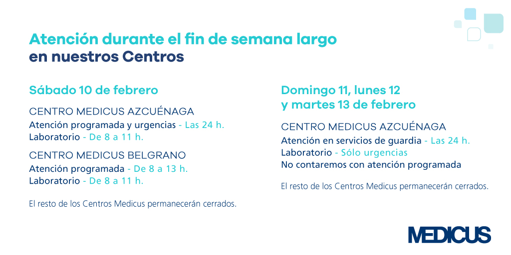 #MedicusTeInforma