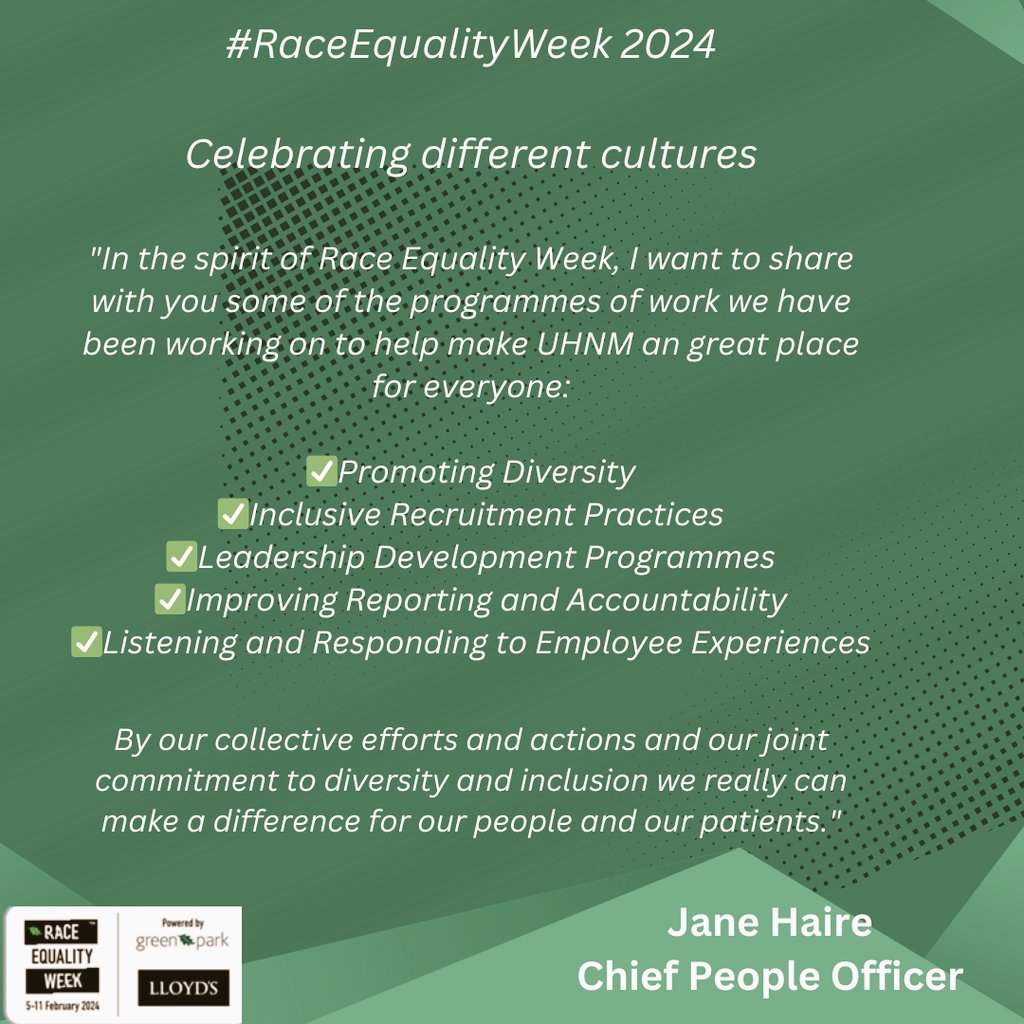 #RaceEqualityWeek #ItsEveryonesBusiness #ListenActChange @RaceEquality_UK @Jane_haire @TracyBullock12 @kaylouisemyatt @mjvlewis @AnnMarieRiley10 @UHNM_NHS @CareersAtUHNM @NHSE_Diversity @NHSConfed @NHSEmployers