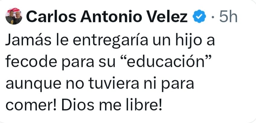 TavoCarJim's tweet photo. Dios Antonio Podrá "comer" todo lo qué quiera, pero, eso que llama "educación", no pasó por usted ni por su hijo, y no fue culpa de Dios, fue culpa suya.
#YoDefiendoLaEducacionPublica
#YoSoyFecode https://t.co/BoL0YPiqwk