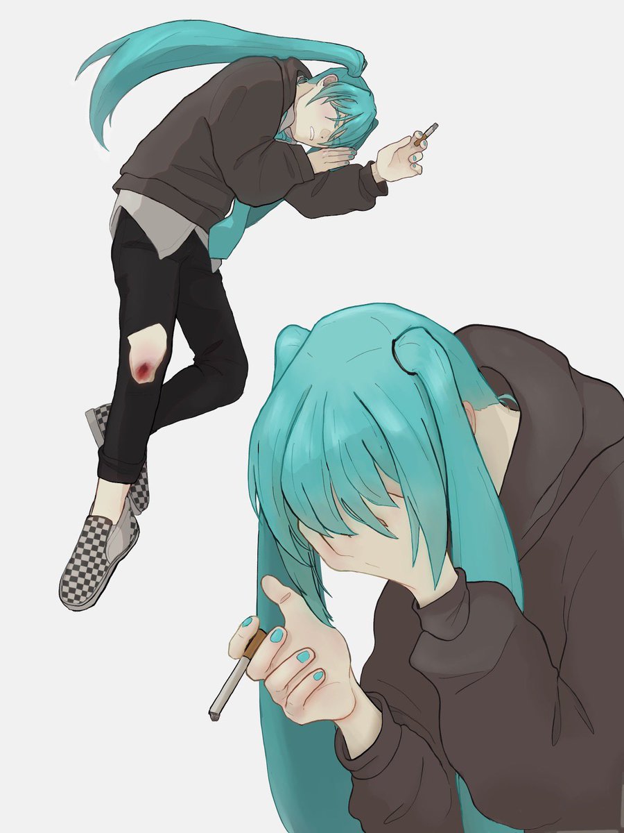 wpwease's tweet photo. failtsune miku (she partied too hard)

[ #VOCALOID #HatsuneMiku #artmoots #ArtistOnX ] https://t.co/YjtftcqIAr