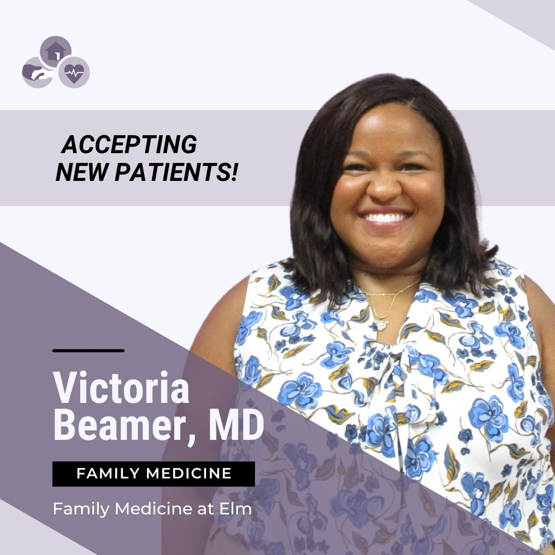 TRIADADULT's tweet photo. Our first highlighted provider for the month of February is Victoria Beamer, MD. Dr. Beamer practices at our Family Medicine at Elm location. She is currently accepting new patients!

💜 https://t.co/FIqeCXIqP8