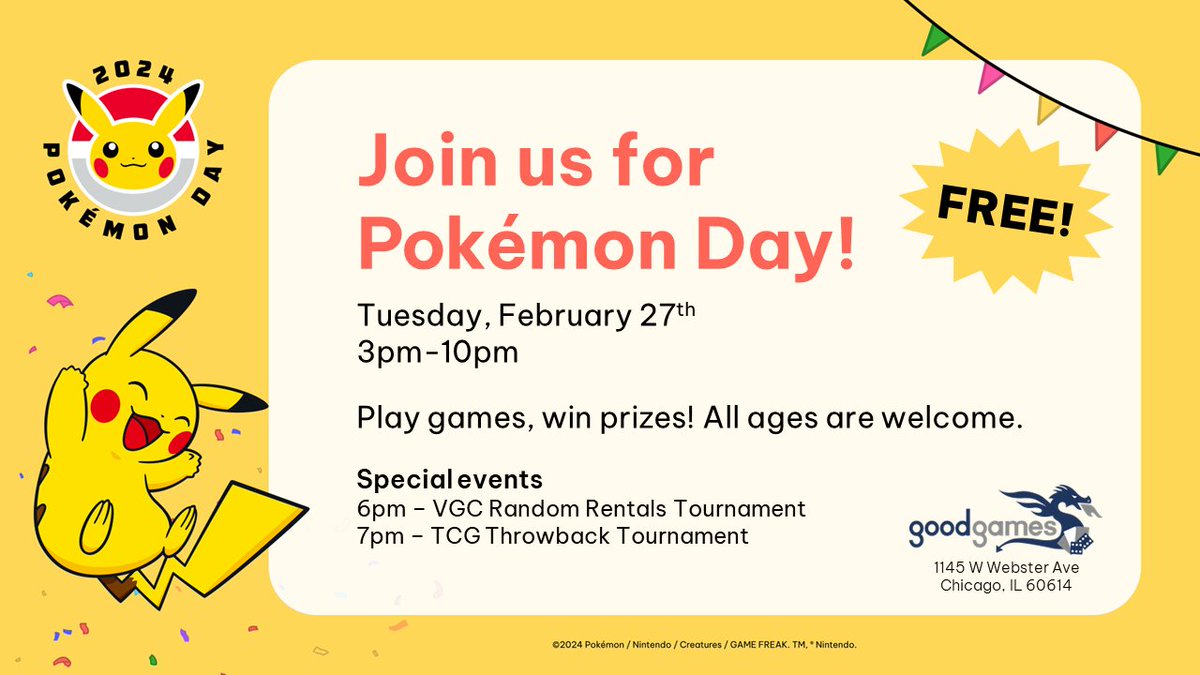 Chicago Pokémon tweet media