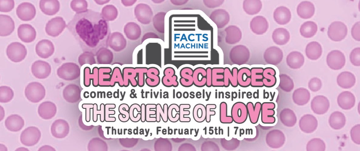 THURSDAY 2/15 7pm <a href="/caveatnyc/">CAVEAT</a>
-Deep dives on the deepest recesses of our hearts
-Comedy about commitment (or laugh thereof)
-A trivia challenge you’ll love at first sight

Join us for Hearts &amp; Sciences!
Get tickets before 7pm tonight (2/8) for $5 off! 
🎟🔗 caveat.nyc/events/facts-m…