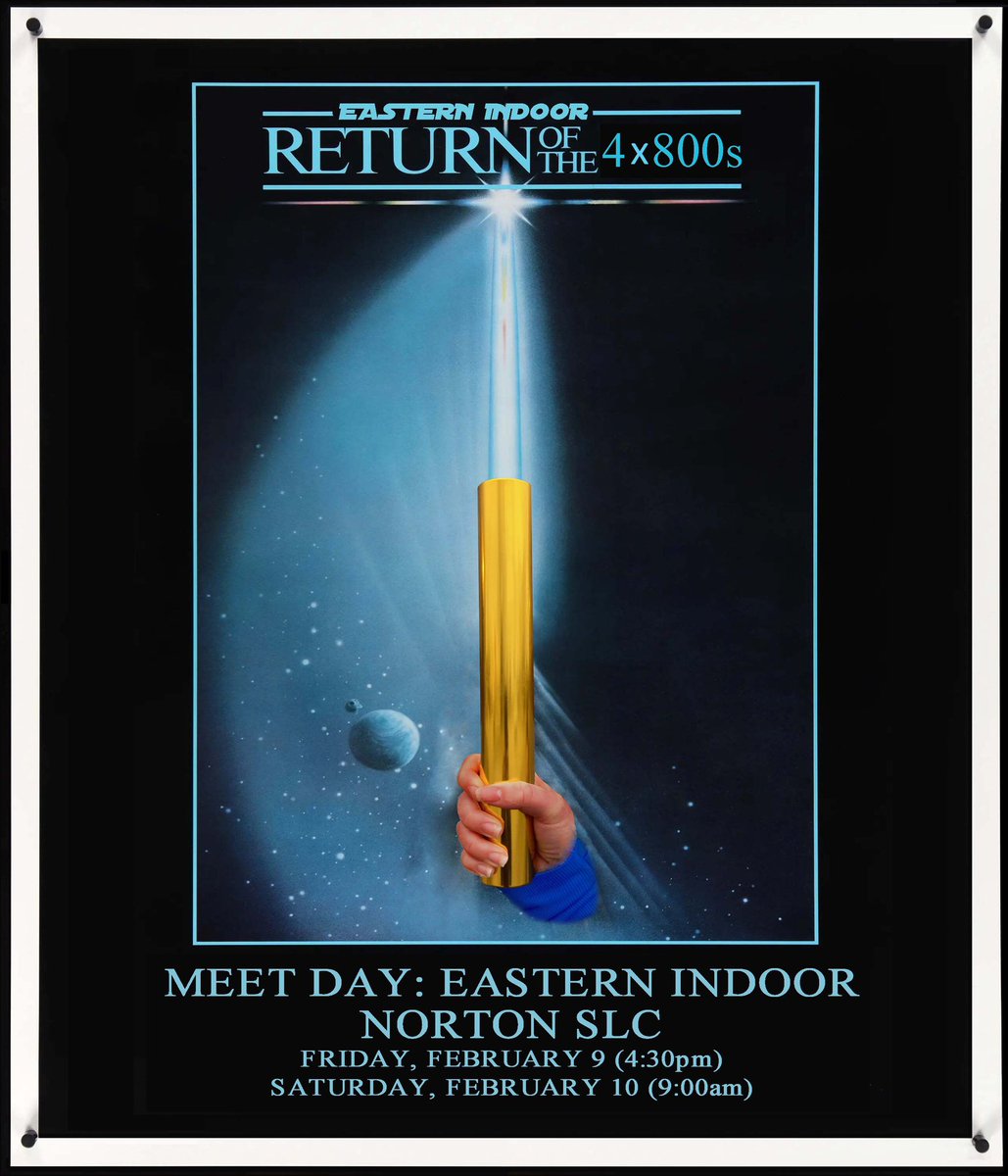 Friday night at Eastern Indoor: battle of Kentucky’s two fastest ever girls 4 x 800 teams - AHS vs Lex Cath. Norton is the place to be this Friday night.