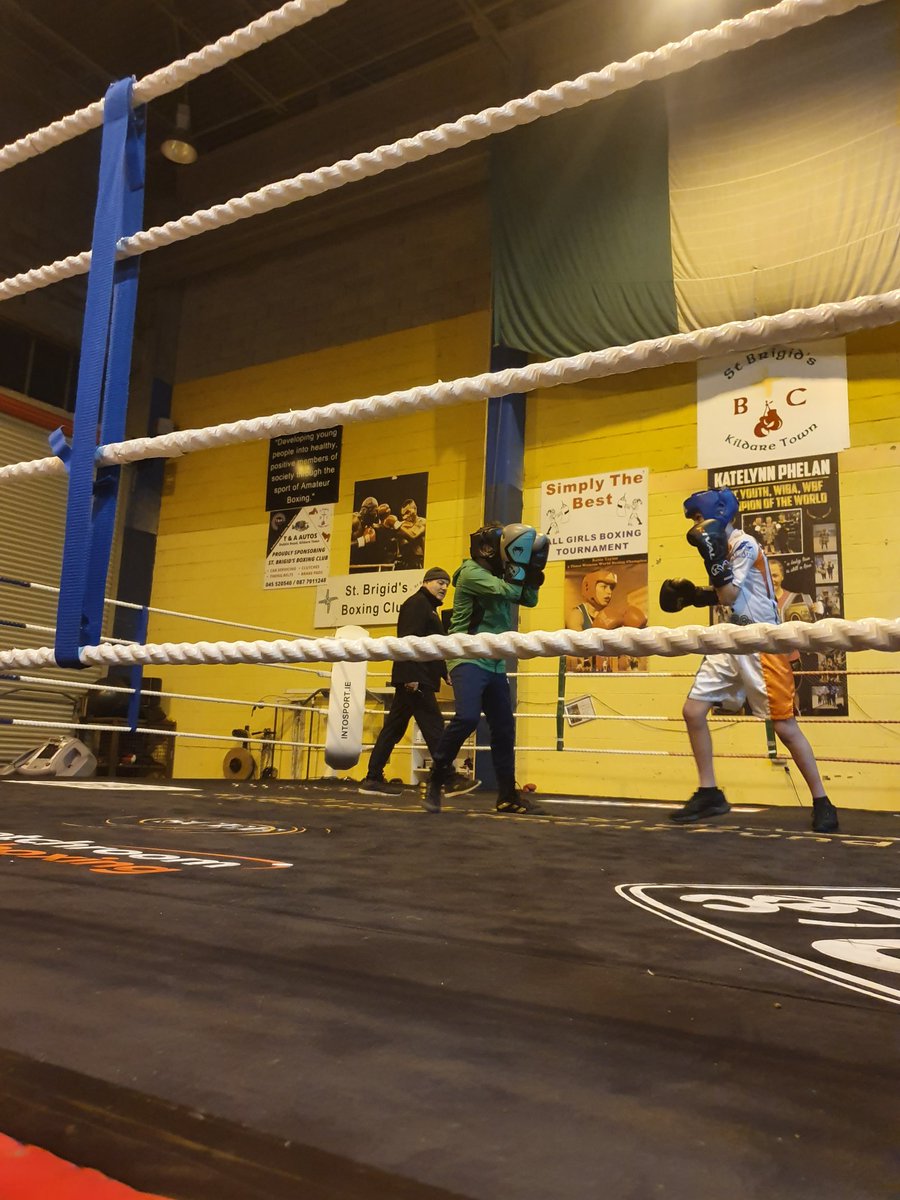 St.bridgets boxing club Kildare. 
Bobby getting ready for Dublin championship's. Between football and boxing its non stop 🥊