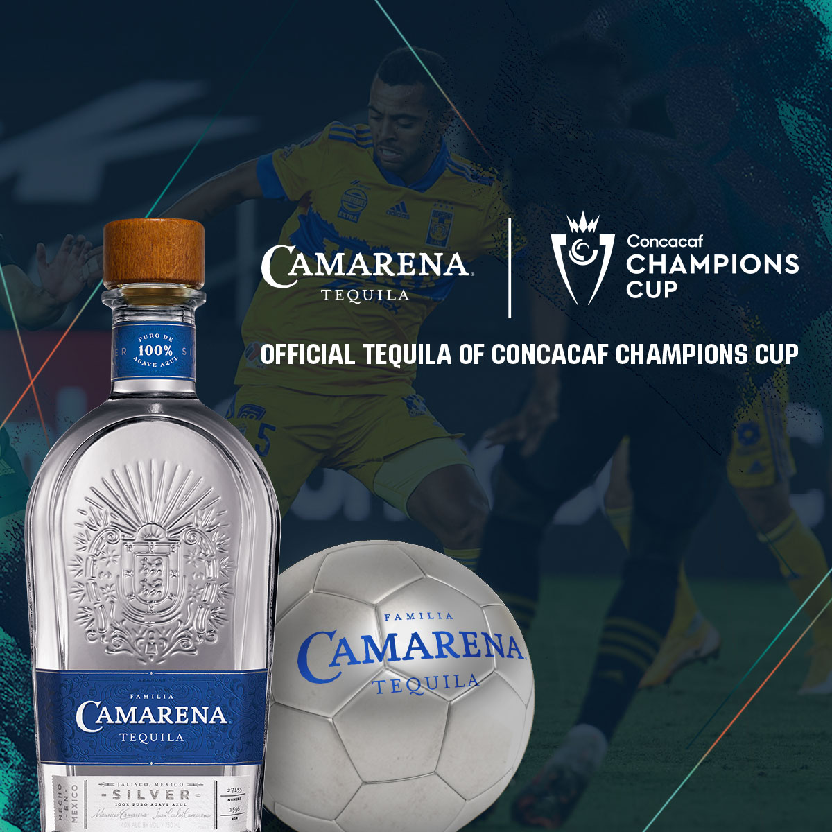 DEAL DONE: Camarena Tequila 🤝 Concacaf Champions Cup We're excited to announce our partnership with the Concacaf Champions Cup! Catch all the action this season with the Most Awarded Tequila.