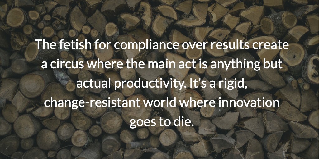 Gary Hamel and Michele Zanini estimated 
that excess bureaucracy was costing the United States $3 trillion in lost output each year – that's 17% of GDP.

Read more 👉 lttr.ai/AOEGN