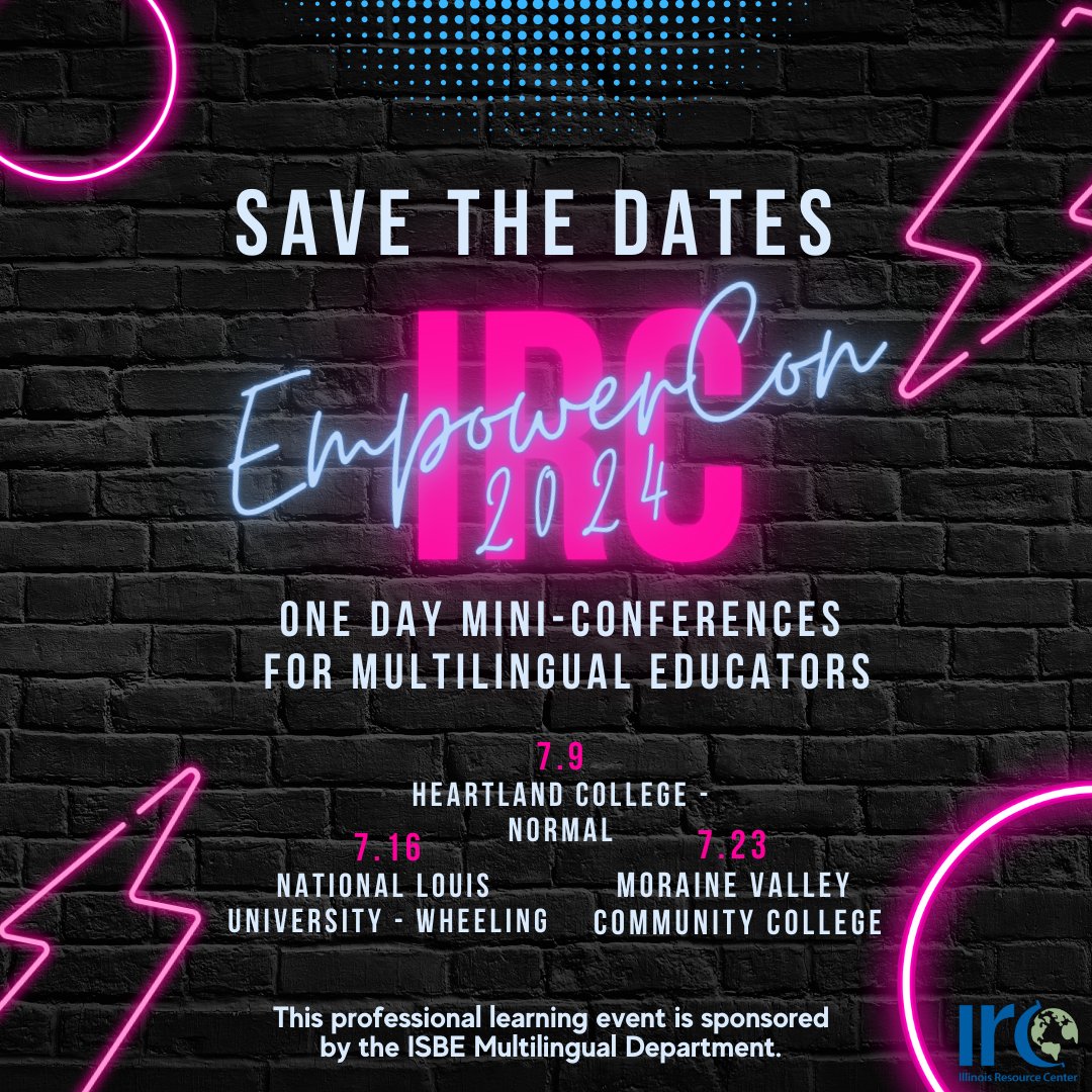 ICYMI last week, EmpowerCon is BACK in July 2024! Electrify your learning at these FREE one-day mini conferences, with three dates and locations to better serve our educators! Stay tuned for more information about registration, topics and more!
