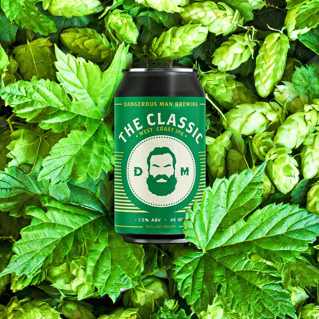 We are bringing it back to "The Classic", a piney, citrusy, dank, &amp; juicy West Coast IPA!  Hopped up w/ Cascade, Cashmere, Chinook, Citra, Mosaic, &amp; Simcoe Cryo hops for that hop-forward smooth-bitterness combo that is near &amp; dear to our hearts. Hitting shelves this week! 🌲💚