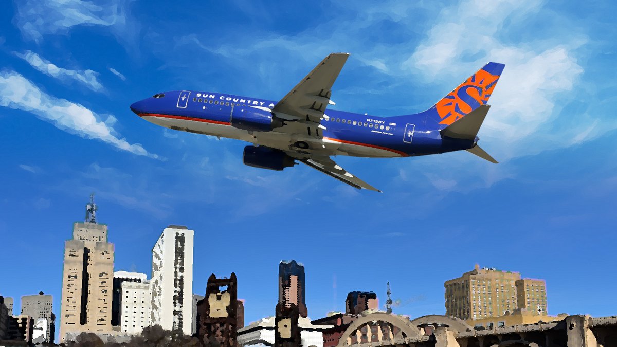 Sun Country Airlines® 737 N713SY PlaneTags – MotoArt PlaneTags