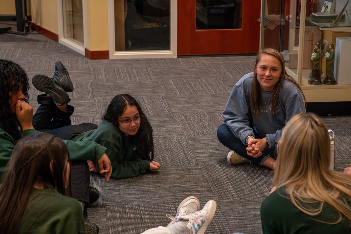 MCC_HighSchool's tweet photo. Juniors and sophomores engaged in reflective days at St. John the Evangelist in Viera. LifeTeen missionaries led talks, games, and conversations with our students, focusing on finding freedom through communion with God. #mcchustlers #Godblessmcc

📷 Antonio Garcia Martinez '25 https://t.co/uxDUuXnGGf