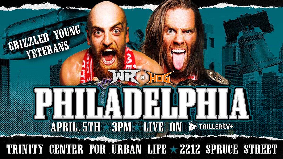 PWRevolver's tweet image. [BREAKING]

Signed for 4/5
#REVOLVERxHOG
3pmET
LIVE on @fitetv+

Grizzled Young Veterans!

🎟️ RevolverTickets.com

Also:
Ali v Amazing Red
Shelley v Santana
+ more!