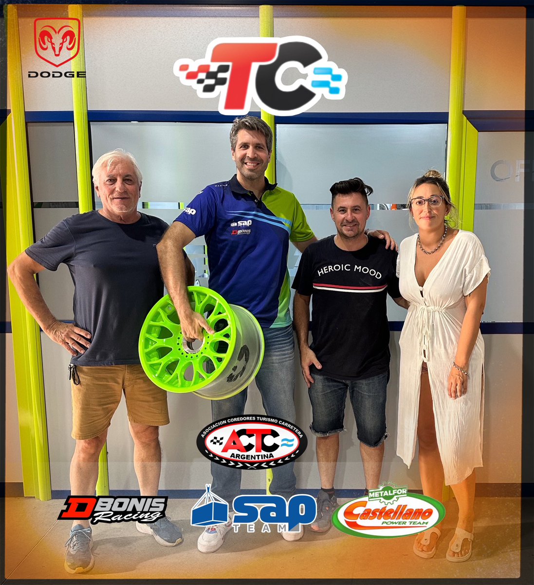 SAP Team (@team_sap) on Twitter photo 🔵🟢🟠
SAPTeam y <a href="/CastellanoTeam/">Metalfor Castellano Power Team</a> juntos en el TC.
Felices de anunciar que a estaremos trabajando con <a href="/pincholobe/">Jonatan Castellano</a> a partir de la primer fecha de la temporada 2024 de Turismo Carreteta. 🔵🟢🟠
SAPTeam y <a href="/CastellanoTeam/">Metalfor Castellano Power Team</a> juntos en el TC.
Felices de anunciar que a estaremos trabajando con <a href="/pincholobe/">Jonatan Castellano</a> a partir de la primer fecha de la temporada 2024 de Turismo Carreteta.
