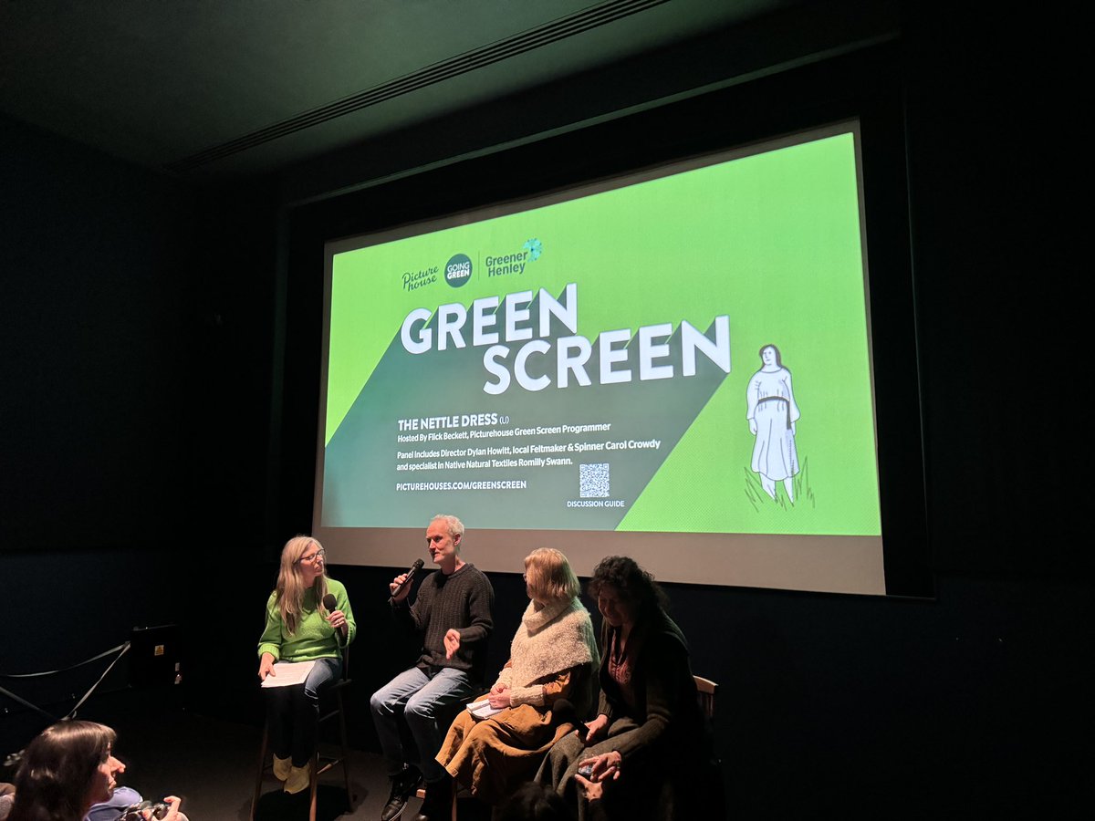 Sold out screening of The Nettle Dress at @RegalPH with Director Dylan Howitt. The Green Screen strand is brilliant. @picturehouses hosted by @flickv