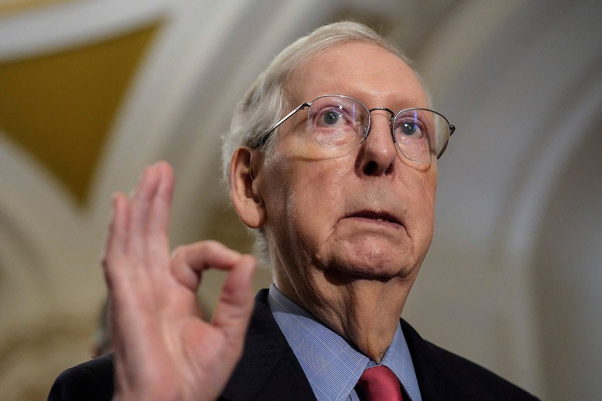 Mitch McConnell is a corrupt traitor! 🐀 In 2021, his Kentucky headquarters took in $1M from Pfizer. 🐀 He claimed J6 was a ‘violent insurrection,’ and pushed to have Kinzinger & Cheney on the clown-show J6 committee. 🐀 He accepted over $2M for his leadership fund, from…