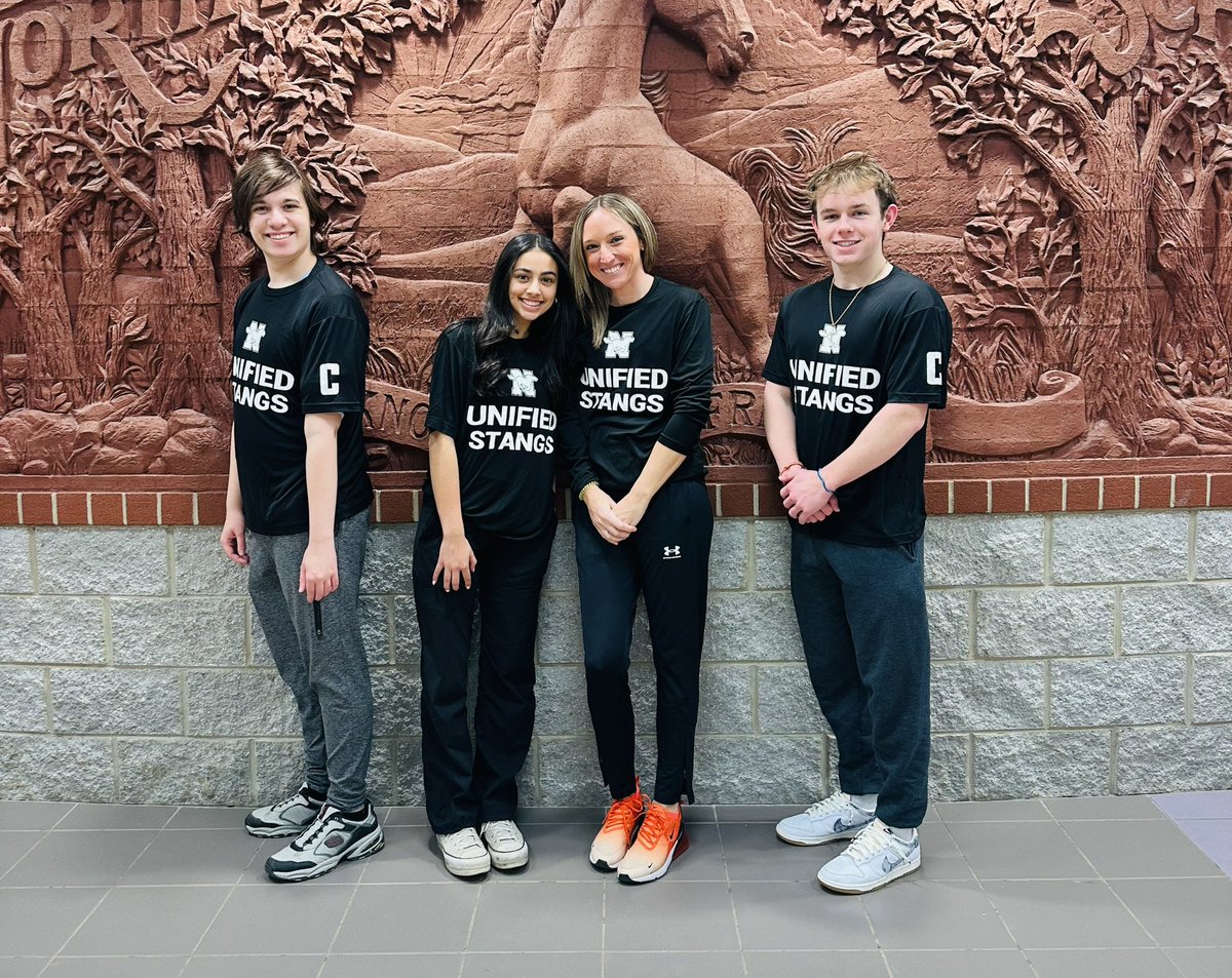 More captians— in honor of the polar plunge- Brady was one of our top money raisers this year! Way to go! Brady, Addison, And Carter are actively involved in peers and unified programming and will be a part of all the events today! Come to the plunge at Novi at 3:30!