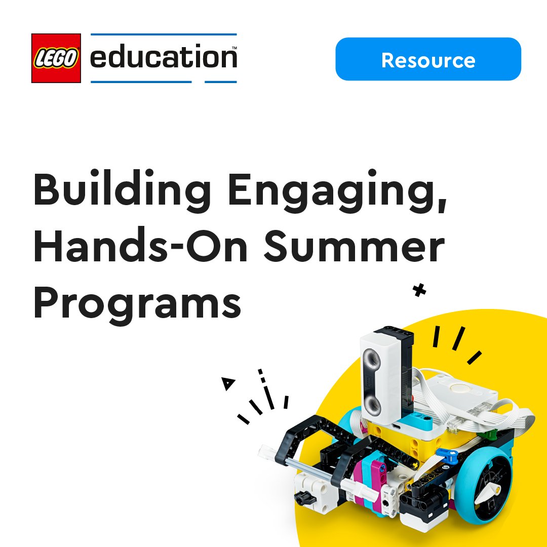 Build an engaging summer program by integrating learning through play. Download this resource to learn how LEGO Education curriculum can support your summer program goals. bit.ly/3OybutK