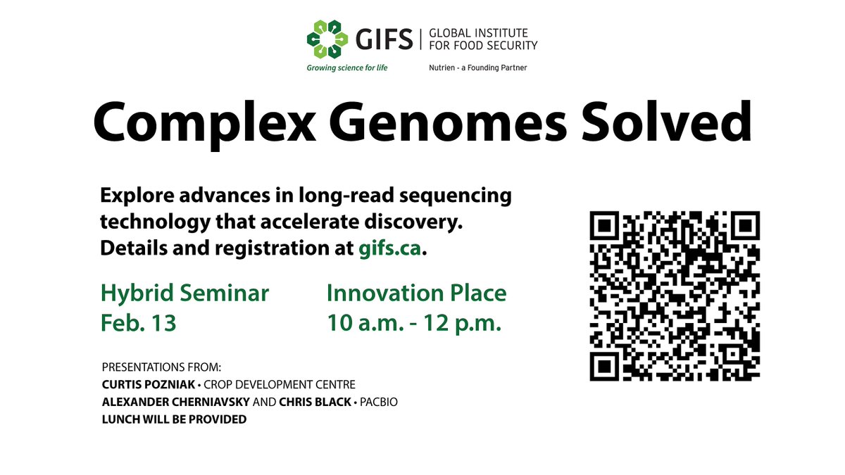 There’s still time to register and join us online for our upcoming seminar exploring advances in — and diverse applications for — long-read sequencing technology. Details below. ow.ly/YbO450QzmBC