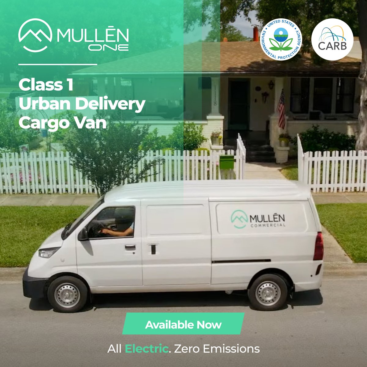 Why the #MullenONE #EV cargo van is the smart choice for your fleet: - Efficiently built to operate in close urban spaces - 157 cu. ft. cargo volume & 1,683 lbs payload - CARB & EPA certified, eligible for federal and state incentives Electrify your fleet:hubs.ly/Q02kqcC00