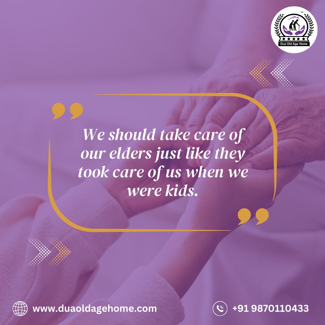 We should take care of our elders just like they took care of us when we were kids.

🌐 duaoldagehome.com

📍g.co/kgs/Hc24jH

📩 info@duaoldagehome.com

📞 +91 9870110433

#duaoldagehome #oldagehome #seniorcare #oldagepeople #seniorcitizens #caregiver #elderpeople