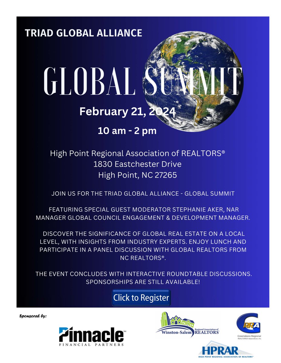 Triad Global Summit

ow.ly/RWyM50QzmHt