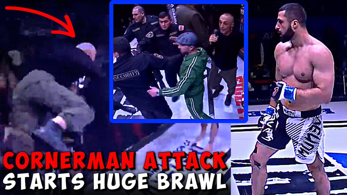 VISportsTalk's tweet image. Cornerman ATTACKS MMA Fighter Starting HUGE BRAWL Inside the CAGE &amp;amp; in the AUDIENCE! | #MMANews

📺youtu.be/4i0g6MUeX4I?si…...

#mmafight #mma #brawl #mixfightevents #mixfightevents54 #reactionvideo #strikeforce #ufc #mma #thecitylifeproject #MixFightEvents54 #mixedfightevents