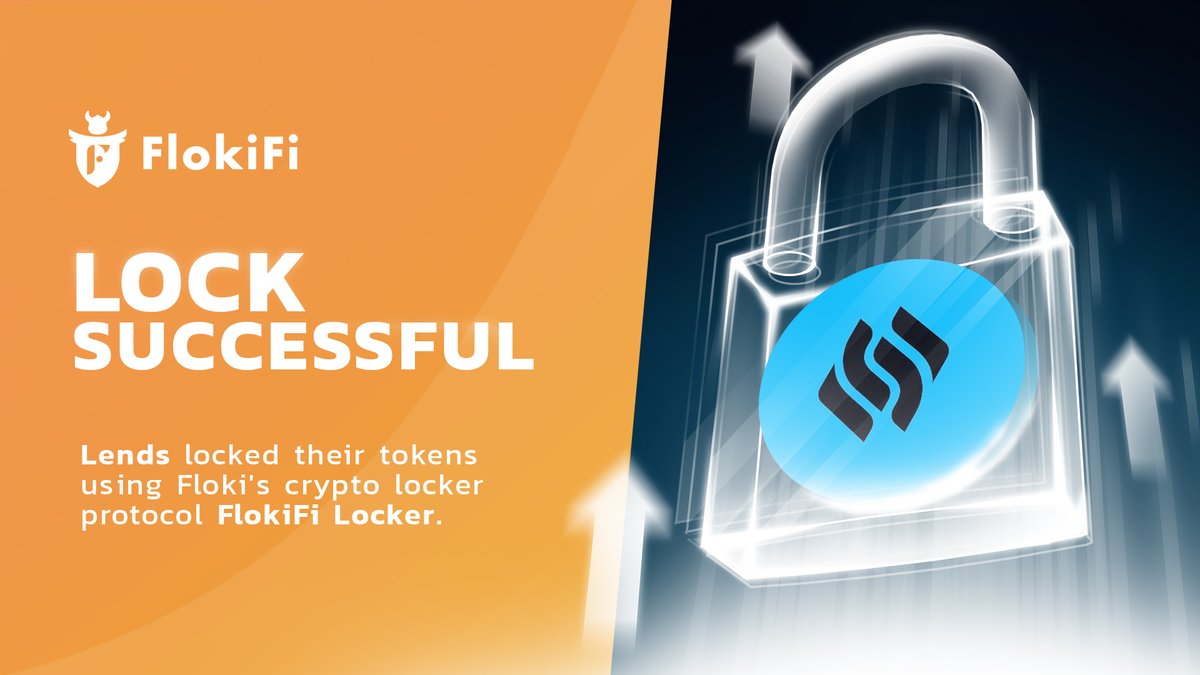 Lends has locked their entire $LENDS LP tokens, valued at over $680,000, using #Floki's superior crypto locker protocol, #FlokiFi Locker! Notably, FlokiFi's flexibility allowed Lends to lock half of their LP for an entire year and the other half for 2 years. @Lends_so is a…